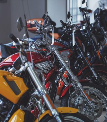 Modern motorbike salon